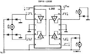 L293D - Dual H-Bridge Motor Driver for DC or Steppers - 600mA