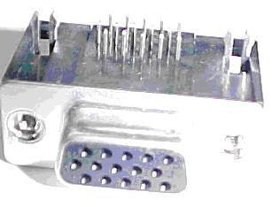 DL15-90/vga NAARAS pk - "VGA" kulmamalli piirilevylle