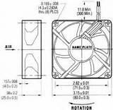 NMB-MAT 80x80x25 24V - 80x80x25mm, 24VDC/ 0.15A Type: 3110KL-05W-B50
