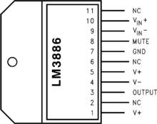 LM3886 - 100 WATT IC