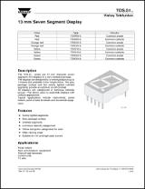 tdso5160 - 7-segment com cathode oranssi 13mm