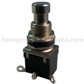 PBS-24-212 6 PIN - LUKKIUTUMATON 2xON-(ON) JALKAKYTKIN 4A 125VAC; 2A 250VAC