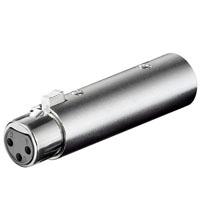 27513 - 3 pin XLR plug > 3 pin XLR jack