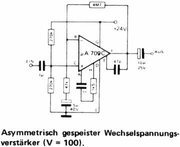 UA709 - operaatio vahvistin