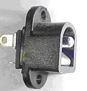 DC-RUNKOLIITIN 2.1/5.5 mm - DC-runko ruuvikiinnitys/laipallinen