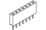 PCB-40pin header r. 2.54mm  -