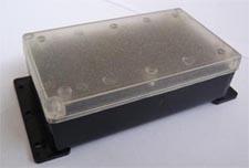 G085T - Läpinäkyvä seinään kiinnitettävä LAITEKOTELO 120x70x35mm