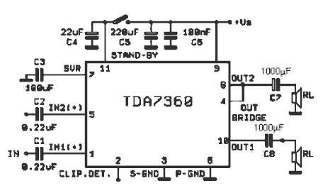TDA7360 22 WATT - .