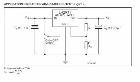 LM2931CM-ADJ - 3..24V 100mA ADJ SO-8