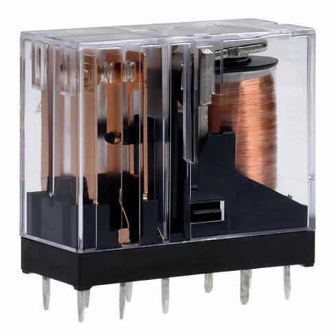 OMRON G2RK-2-DC5 - 5VDC 2XON-ON, 250VAC/ 5A, dual coil "latch-rele"