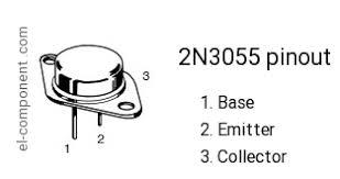 2N3055 - NPN, 15A/100V TO-3