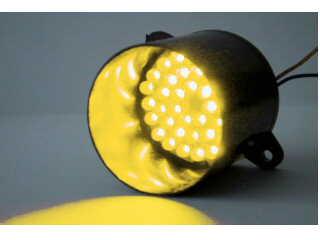 M138 - LED-Merkkivalo ,kelt,12v. POISTOHINTA !