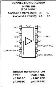 UA706 - 5 watt vahvistin