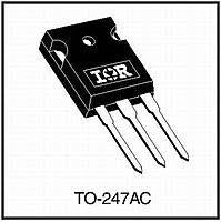 IRFP450 - MOSFET N, 500 V 16 A 250 W TO-247, IRFP450PBF, Vishay