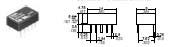 NAIS TQ2-L2-9V-011 rele - 9VDC BIPOLAR RELAY