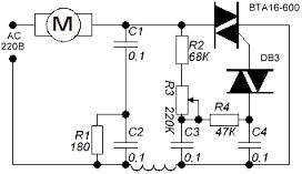 BTB16-600 - Triac 16Amp 600V 35/50mA TO-220