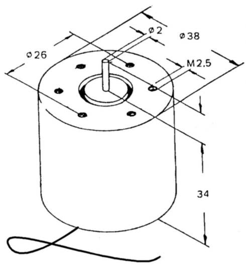 DC-motor EG-510ED-6F2 - Nauhurimoottori 6VDC/ 2400 rpm. Valmistaja: Mabuchi-
