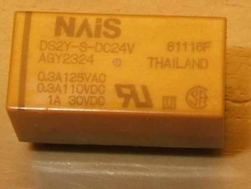 2Y-S-DC24V rele - NAIS 24VDC 2XON /ON