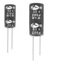 1000uF 25V, 10x21mm - 105°C