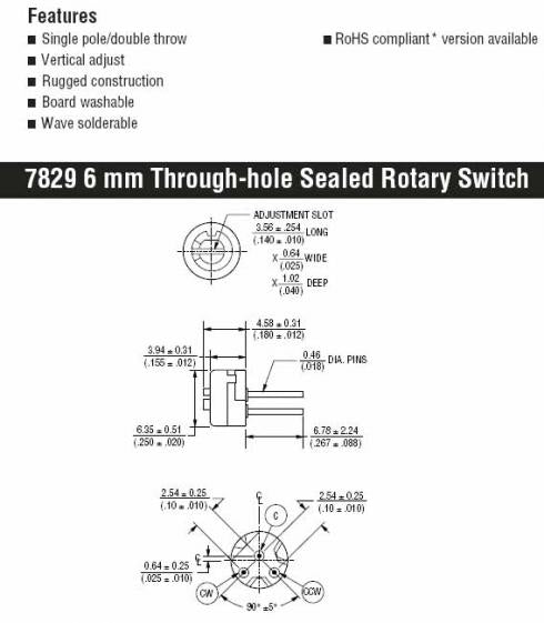 Bourns 7829h-1-051 -