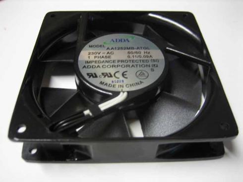 ADDA - AA1252MB-ATGL 120X120X25mm 230VAC 0.11/0.09A Aluminum alloy