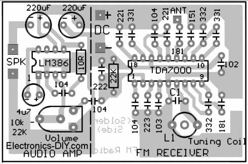 TDA7000 - FM Radio IC-piiri TDA7000. DIP-18 kotelo. Ei sisällä muita komponentteja.