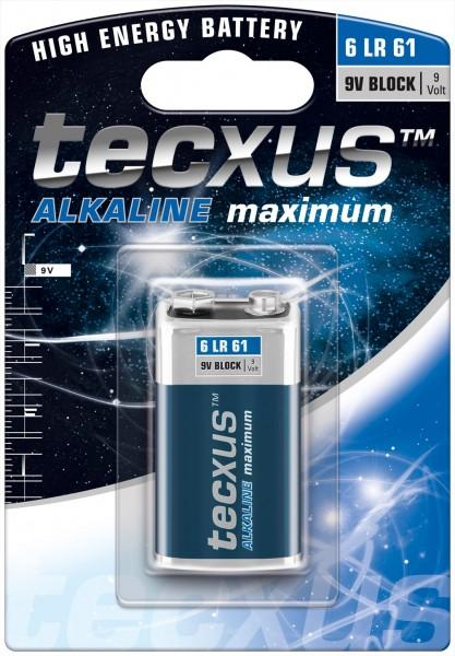 23639 - 9V ( 6LR61 ) Tecxus alkaline battery.