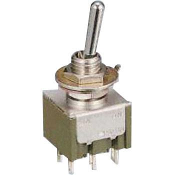 NKK M-2020 - Miniatyre toggle switch DP3T. 2x ON-ON-ON. Made in Japan.