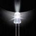 Led-pussi 2, valkoinen/100 kpl - TARJOUS ! Superkirkas-led, 5mm valkoinen. JY-JL502WC5AB-SC/ 100 KPL