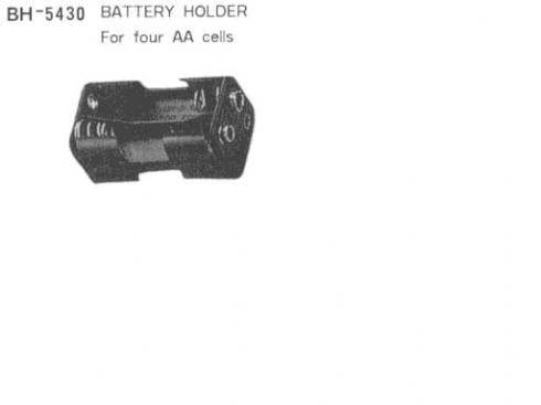 BH-5430 - 4xAA paristokotelo juotoskorvakkeilla