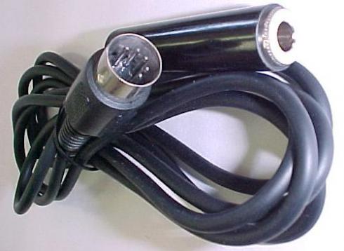 DIN 5/ 6.3mm jack - Din5 180° - 6.3mm stereo naaras. Pituus n. 1.8m