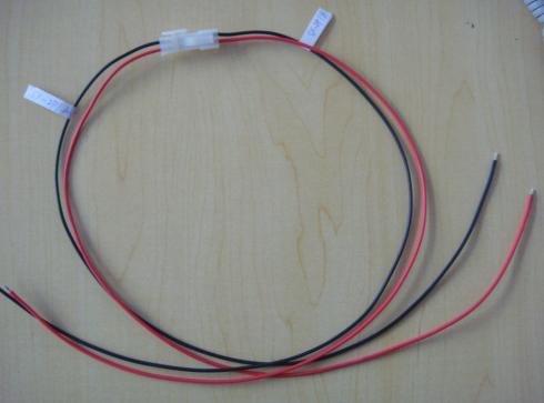SY-2P/A+B - Liitinpari 50CM johdolla 2 pin uros-naaras