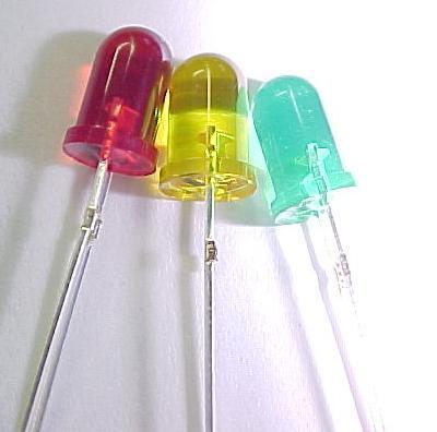 5mm LED VIHREÄ - 10 KPL