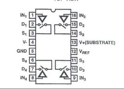 DG201ACJ - CMOS ANALOG SWITCH