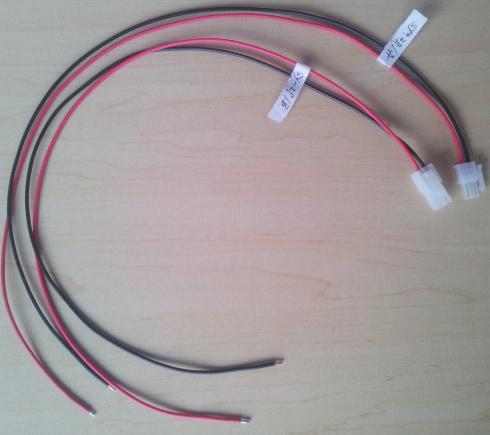 SY-2P/A+B - Liitinpari 50CM johdolla 2 pin uros-naaras