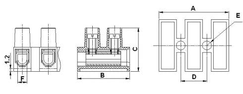 Sokeripalat - MY8HS1.2 Ruuviliitosrima / sokeripalat 12 osa