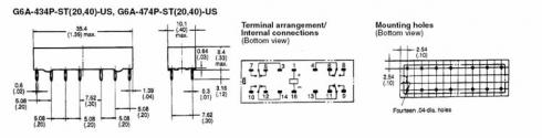 Omron G6A-434P - -ST-US5VDC
