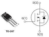 STW9N150 - N  MOSFET 1500V 9 AMP TO-247