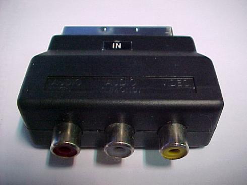 12022 - 21 pin IN scart/3 rca L-R-Video