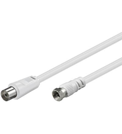 11831 - Antennijohto 5m. IEC-antenniliitin naaras/ F-uros