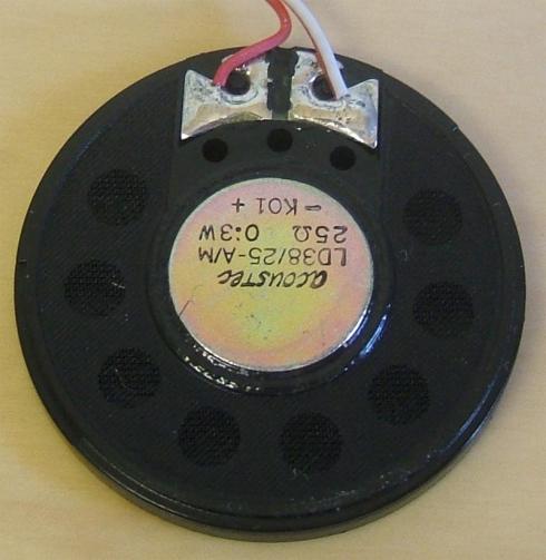 Acoustec LD38/25-A/M - Stereokuulokekaiutin 25 ohm 0.3W. Halk. 38mm