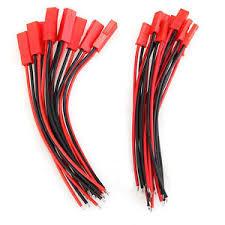 JST-2P/ DB-2P RED - Liitinpari, 2pin uros-naaras.