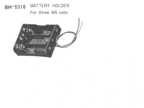 BH-5310 - 3xAA paristokotelo johdoilla