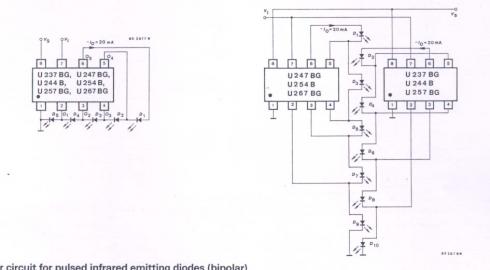 U244B - 5 LED bar driver linear soft