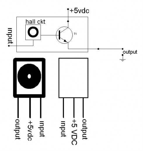 Hall 1003SD1B3E Hall-kytkin Valmistaja: Honeywell