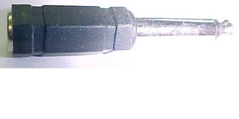 AA603 - 6,3mm MONO PLUG TO 3,5mm MONO JACK