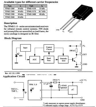 TFMS5330 - Ir-PHOTO MODULI
