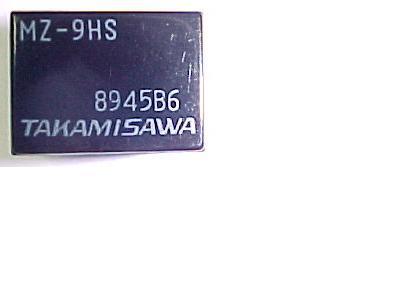 MZ-9HS - Rele 9VDC. 1xon-on. Valmistaja: Takamisawa.
