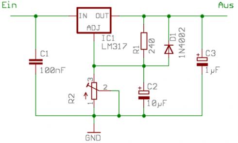 LM317/KA317  - Säädettävä 1,2..37V 1.5A TO-220