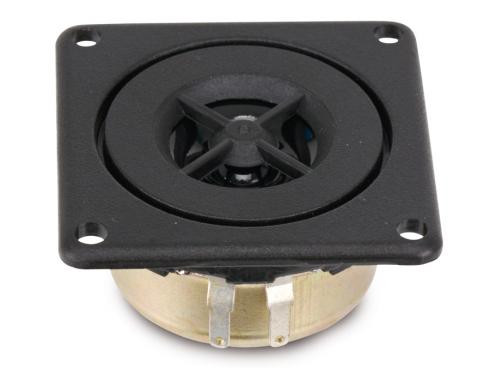 431 Diskanttikaiutin 8ohm - Tweeter. Koko n. 51x51x24 mm. Tehonkesto suotimen kanssa ( >3kHz ) 40/80 W (sini/musiikki). Herkkyys 88dB.